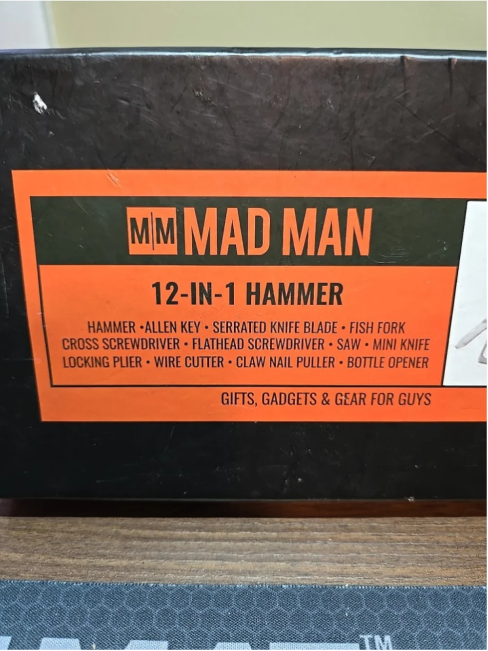 Mad Man 12-In-1 Hammer Time Utility Tool New open box Mint Father's Day Gift